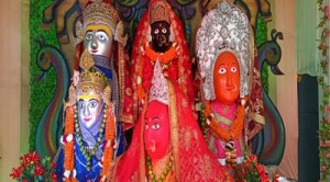 Durga Pandal - Together - State - Four Ladies - Darshan