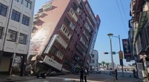 ताइवान में भूकंप छोड़ गया तबाही के निशां