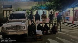 मणिपुर में ब्राउन शुगर के साथ चार तस्कर गिरफ्तार